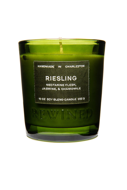 Rewined Riesling Candle 10 oz: 100% soy wax