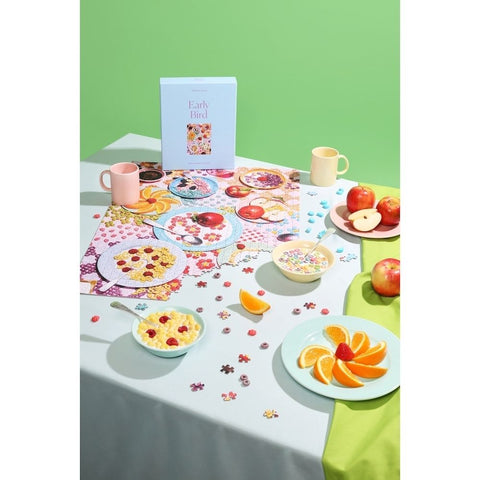 Piecework Early Bird 1,000 Piece Puzzle On Breakfast Table